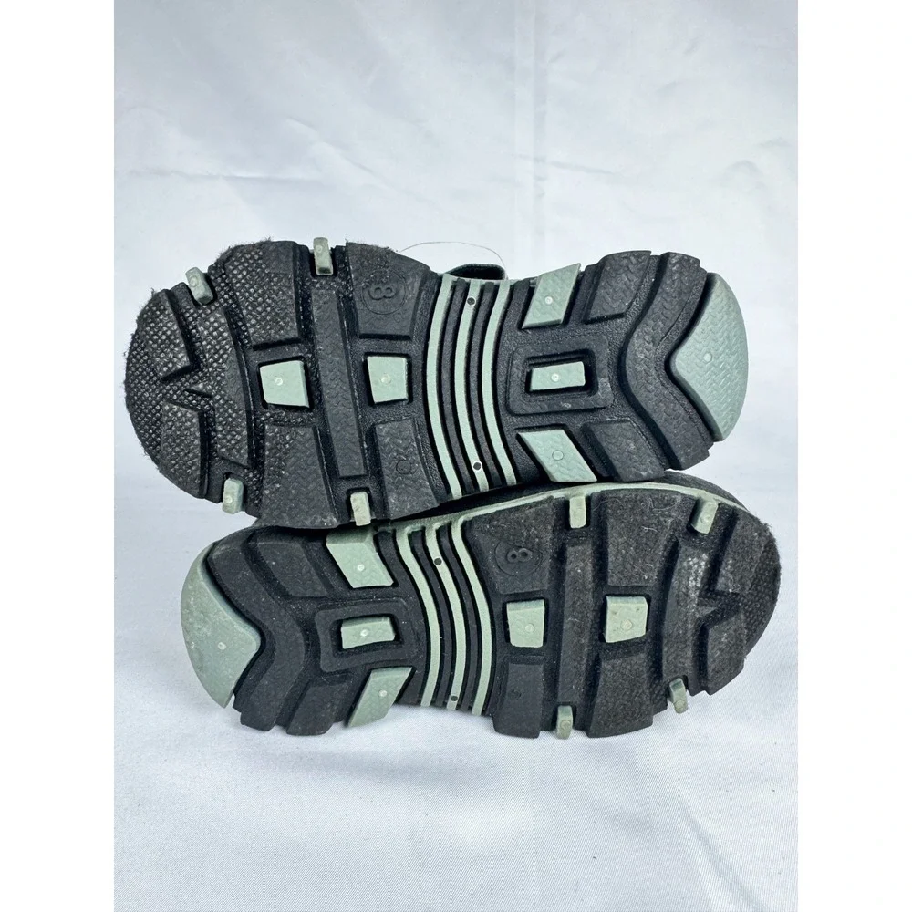 Storm Kidz 3101 Unisex Kids 8 Gray Camo Print Cold Weather Mid Calf Snow Boot